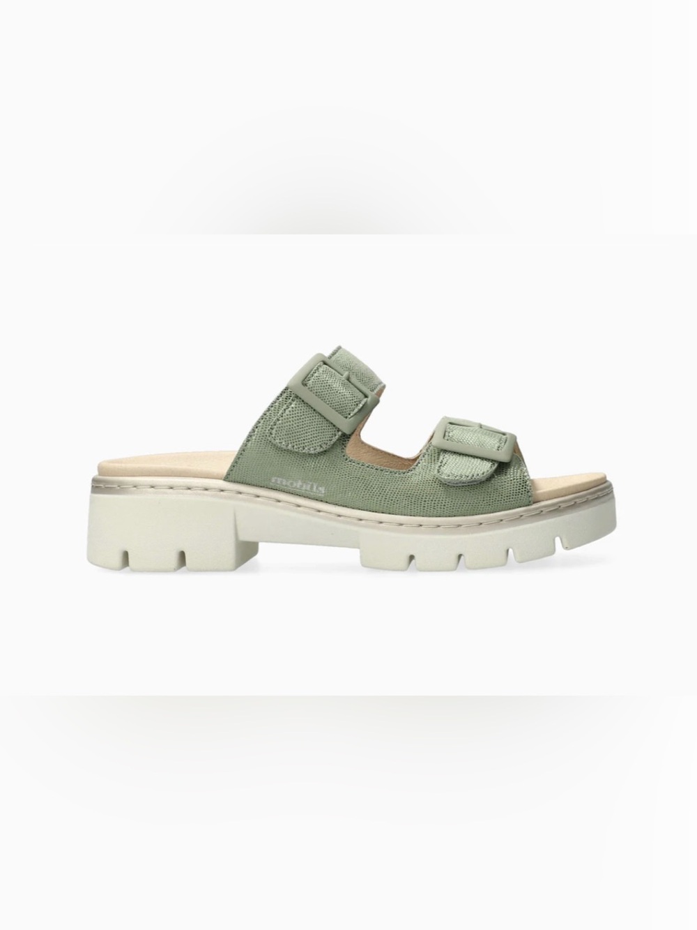 Mephisto Mobils Alba Green Almond Ergonomic Sandals NIB Size 40 / US 10